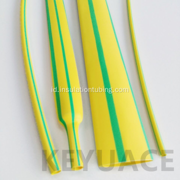 Kuning Hijau Flame Retardant Heat Shrink Sleeve